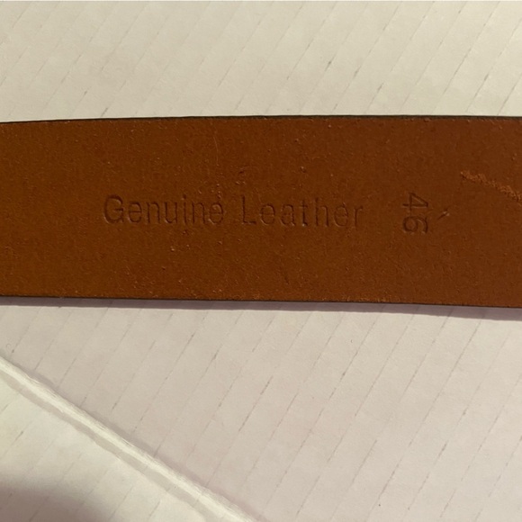 Timberland Men's Tan Leather Belt Size 46 - Picture 8 of 16
